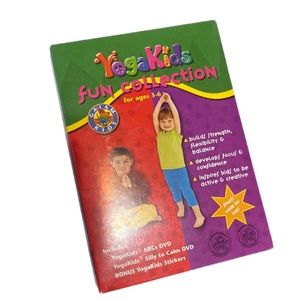 GUC Yogakids fun collection 2 disc dvd yoga by Gaiam age3-6